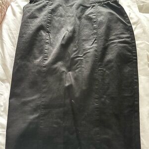 Bebe Black Midi Pencil Skirt for Work